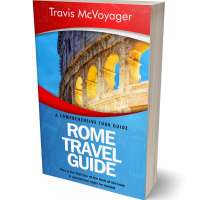 Tablet view of Red Damask #0074 - Premade Travel Book Cover | BookCoverZone