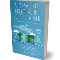 Tablet view of Steel Blue #0104 - Premade Travel Book Cover | BookCoverZone
