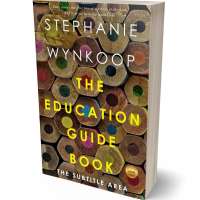 Tablet view of Shingle Fawn #2317 - Premade Education Book Cover | BookCoverZone