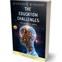 Tablet view of Sapling #2344 - Premade Education Book Cover | BookCoverZone