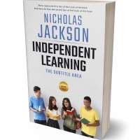 Tablet view of Bright Gray #2627 - Premade Education Book Cover | BookCoverZone