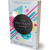 Tablet view of Iron #3953 - Premade Abstract Book Cover | BookCoverZone