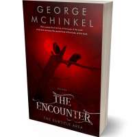 Tablet view of Burnt Maroon #4115 - Premade Horror Book Cover | BookCoverZone