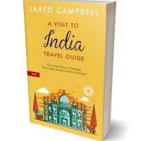 Tablet view of Cream Can #5443 - Premade Travel Book Cover | BookCoverZone