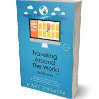 Tablet view of Pelorous #5504 - Premade Travel Book Cover | BookCoverZone