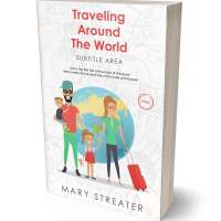 Tablet view of Patina #5508 - Premade Travel Book Cover | BookCoverZone