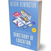 Tablet view of Danube #7578 - Premade Education Book Cover | BookCoverZone