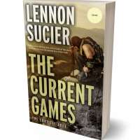 Tablet view of Lisbon Brown #8501 - Premade Action & Adventure Book Cover | BookCoverZone