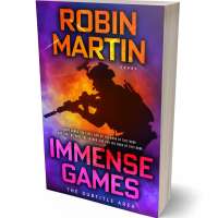 Tablet view of Burnt Sienna #8787 - Premade Action & Adventure Book Cover | BookCoverZone