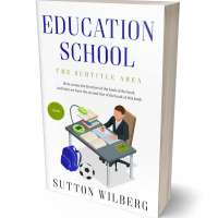 Tablet view of Astronaut #10879 - Premade Education Book Cover | BookCoverZone