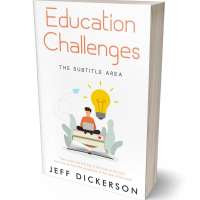 Tablet view of Cararra #11202 - Premade Education Book Cover | BookCoverZone