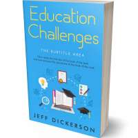 Tablet view of Picton Blue #11203 - Premade Education Book Cover | BookCoverZone