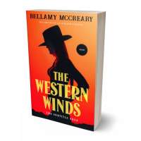 Tablet view of Flamingo #12923 - Premade Western Book Cover | BookCoverZone