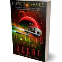 Tablet view of Cannon Black #14340 - Premade Science Fiction Book Cover | BookCoverZone