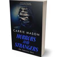 Tablet view of Woodsmoke #14903 - Premade Horror Book Cover | BookCoverZone