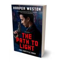 Tablet view of Ebony #23123 - Premade Action & Adventure Book Cover | BookCoverZone