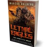 Tablet view of Coffee Bean #27321 - Premade Action & Adventure Book Cover | BookCoverZone