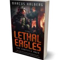 Tablet view of Cod Gray #27322 - Premade Action & Adventure Book Cover | BookCoverZone