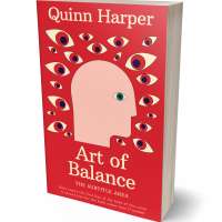 Tablet view of Alizarin Crimson #35364 - Premade Abstract Book Cover | BookCoverZone