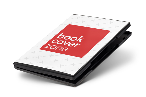 3D View Blank DVD Plastic Case Cover Design