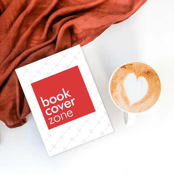 5x7 Greeting Card Mockup on Desk with Coffee