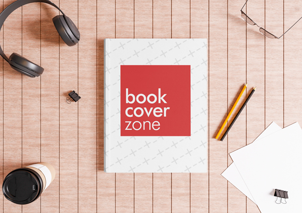 Journal Mockup on Brown Table