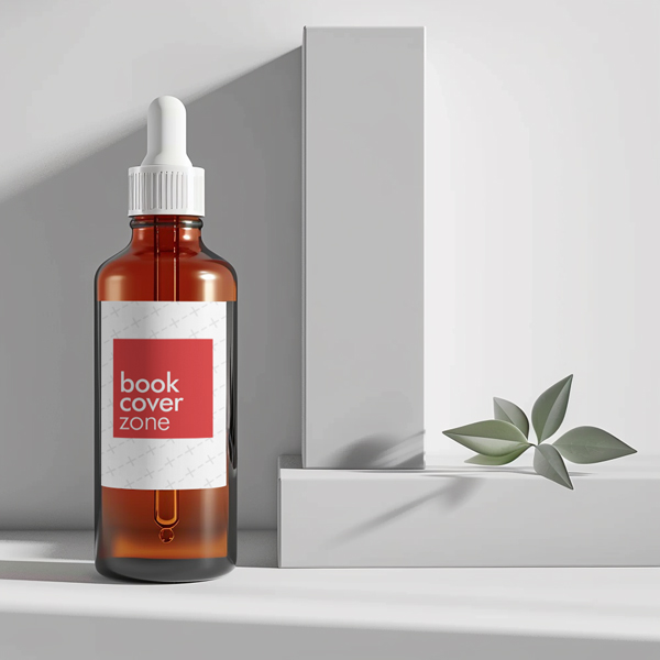 Ampoule Bottle Label Mockup
