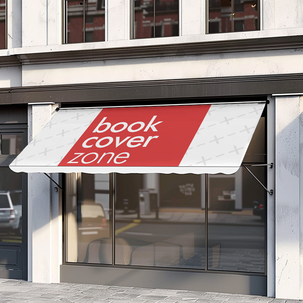 Awning Mockup for Cafe and Shops