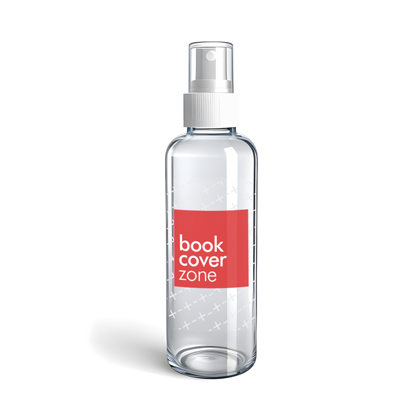 Transparent Spray Bottle Mockup
