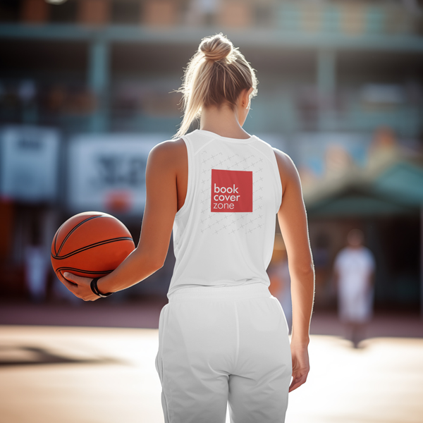 Back View Women's Basketball Uniform Mockup