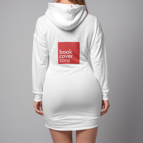 Backside of Hoodie Dress Mockup Generator for Woman