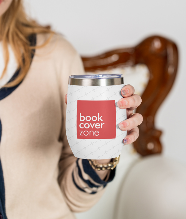 Blonde Woman Holding Coffee Mug Mockup