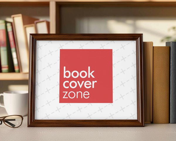 Brown Wooden Landscape Photo Frame Mockup