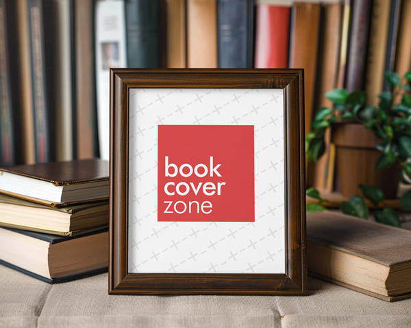 Brown Wooden Photo Frame Mockup