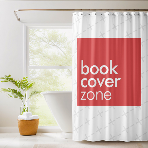 Cabin Retreat Bathroom Shower Curtain Mockup