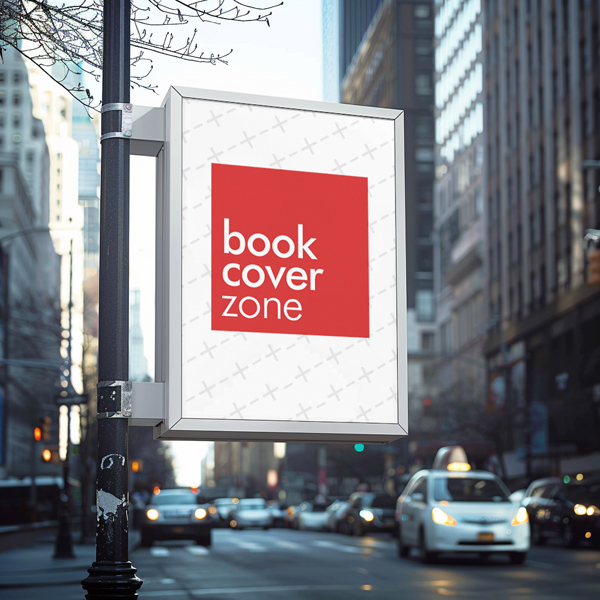 City Street Digital Billboard Mockup