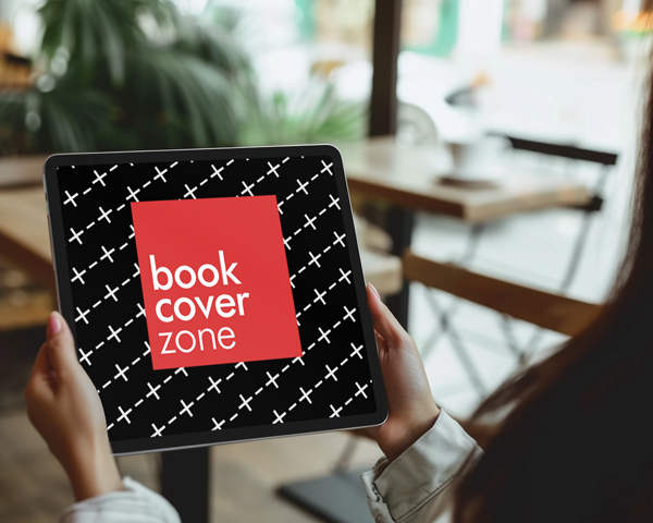 Digital Tablet Mockup in Restaurant Setting