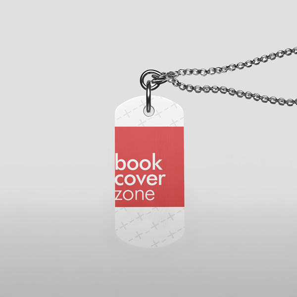 Dog Tag Mockup with Chains