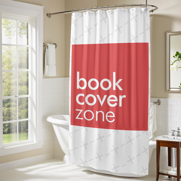 Elegant Villa Shower Curtain Mockup