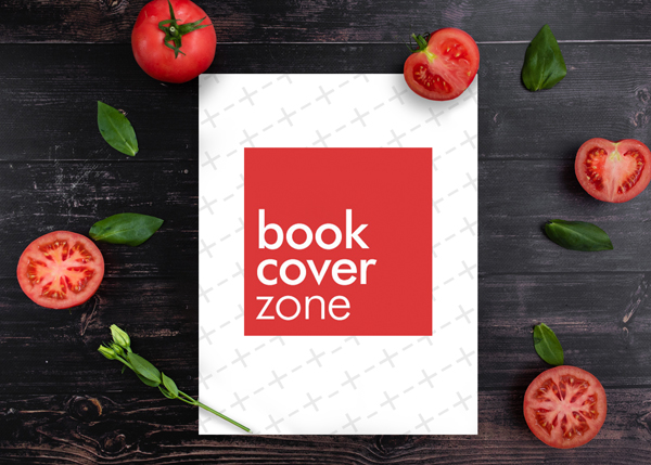 Food Menu Mockup on Wooden Table