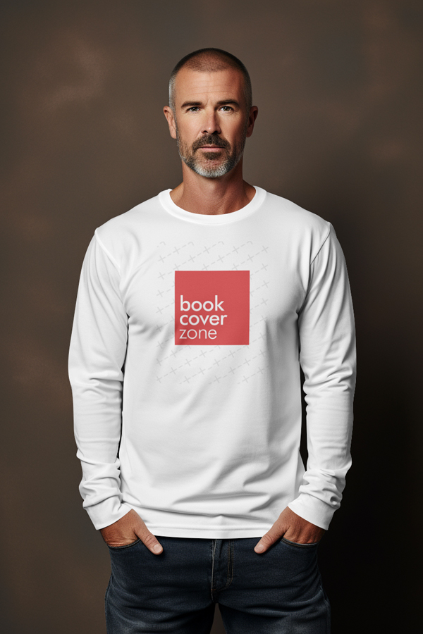 Full Sleeve T-Shirt Mockup for Middle-Aged Man