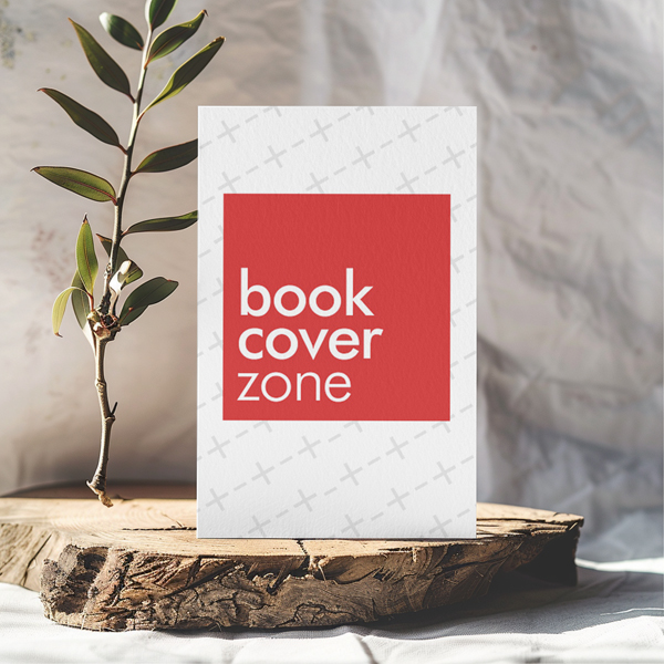 Greeting Card Mockup Generator on Wooden Block