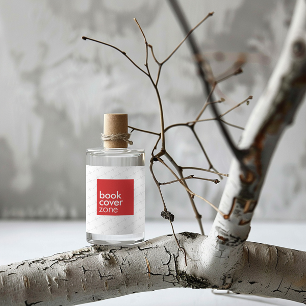 High-End Perfume Bottle Label Mockup