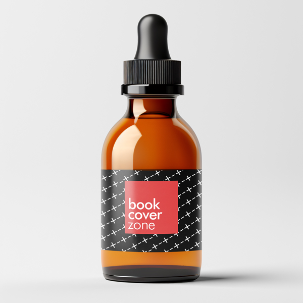 Amber Glass Dropper Bottle Mockup
