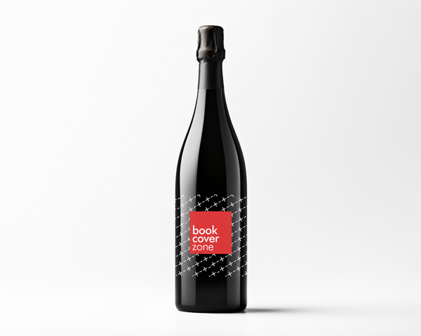 Black Champagne Bottle Mockup
