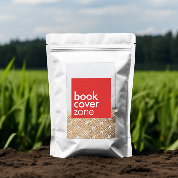 Fertilizer Bag Mockup on Crop Field