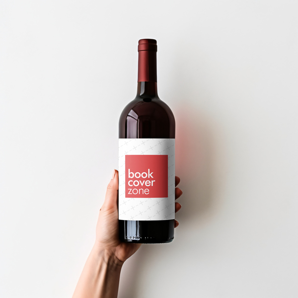 Person Holding Red Wine Bottle Mockup