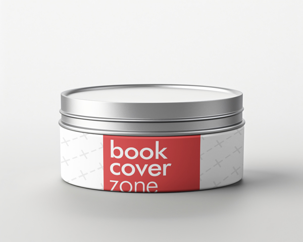 White Hair Wax Foil Container Mockup