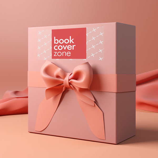 Pink Color Gift Box Label Mockup