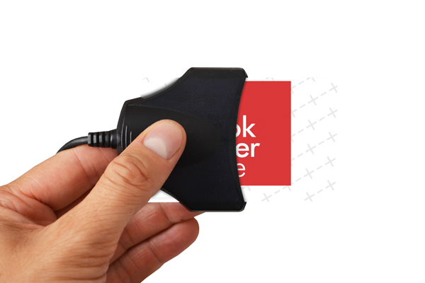 Smart Card ID in Hand with Reader
